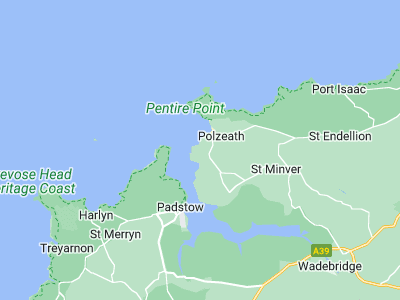 Wadebridge, Cornwall map