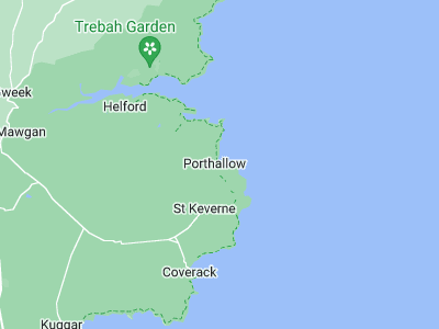 Falmouth, Cornwall map