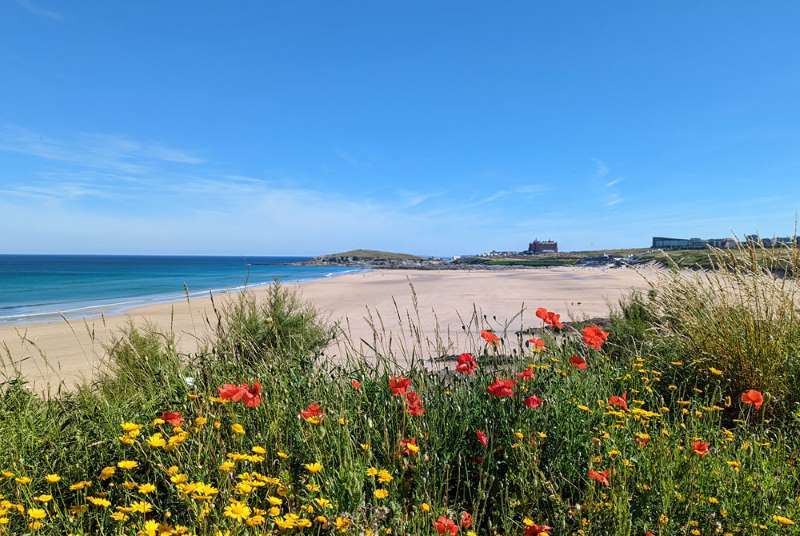 The view from South Fistral beach - Newquay